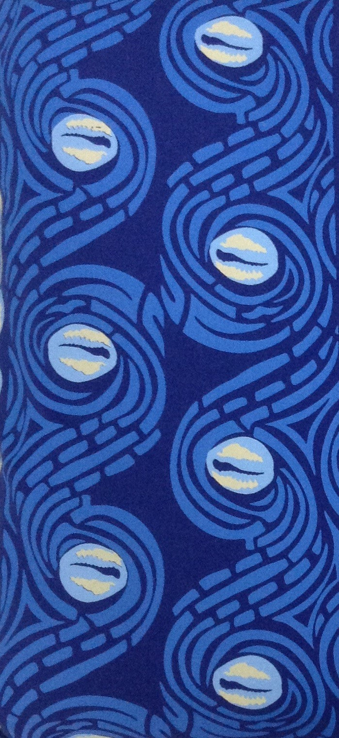 Tecido Ondas com Búzios